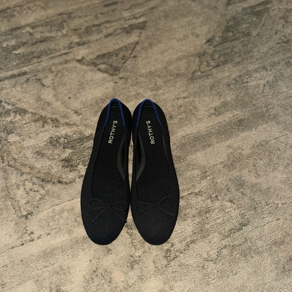 Rothy's Black Ballet Flats